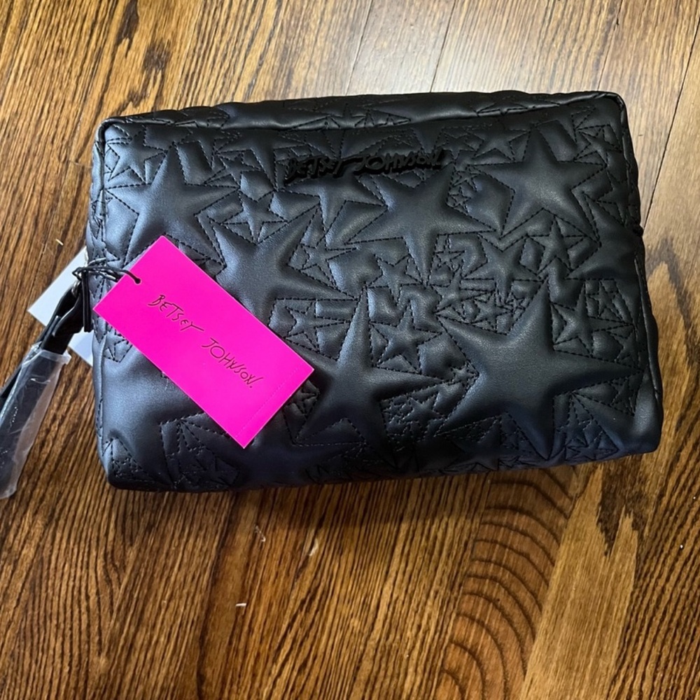NWT Betsy Johnson makeup bag